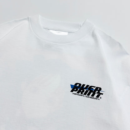 【完売御礼 公式オンライン限定カラー】EDGELINK×over print BAG GIRL Tee <White>